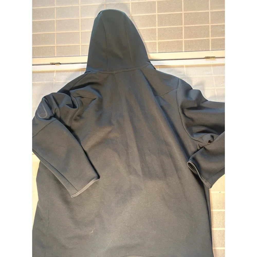 Nike Tech Fleece Full Zip Hoodie Jacket Black Mens 3XL Big Tall Sleeve Pocket⁠